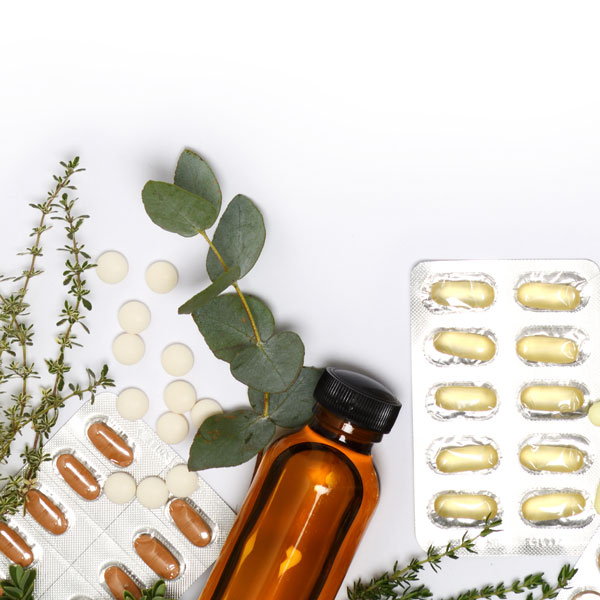 arrangement of health care products